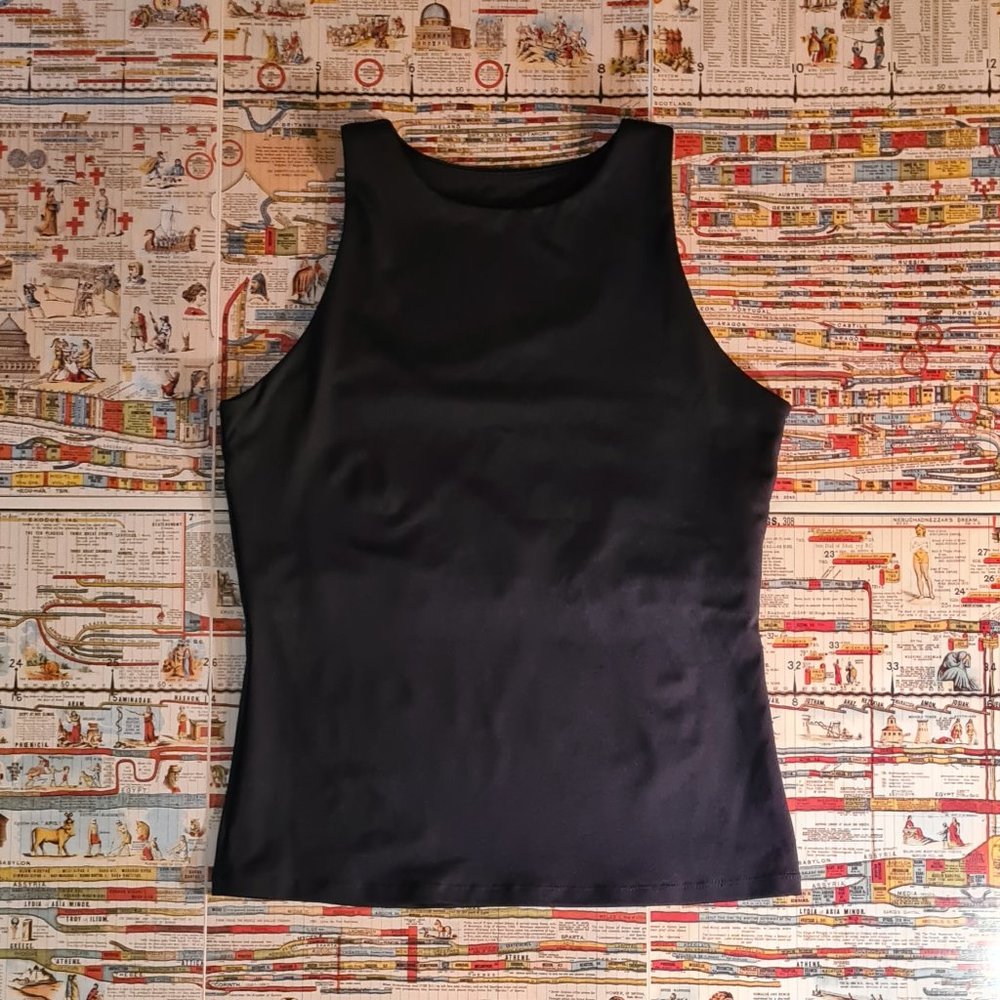 BlackMilk ~ Matte Black Racer Tank ~ New only worn once ~ Size Medium